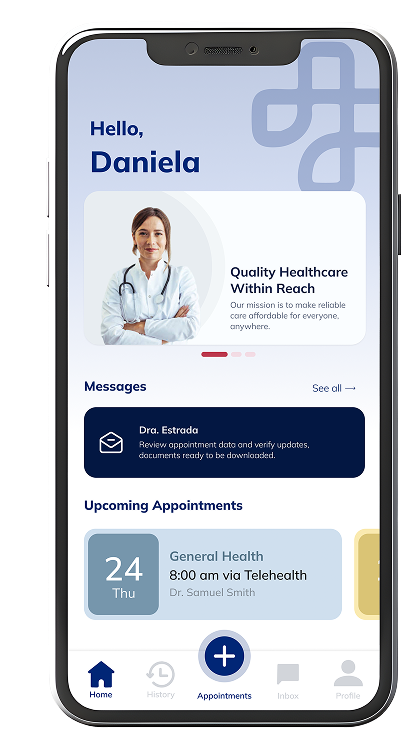 azam health main app screen